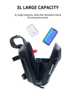 Y&D Scooter Storage Bag, 3L Handlebar Bag Compatible with Xiaomi M365, Electric Front Hanging Waterproof EVA for Carrying Charger Tools Repair  - Image 5