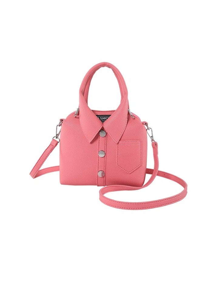 AROAQ Women Handbag, Lightweight Elegant Design Women Shirt Bag, High Quality Material Compact Crossbody Bag, Soft And Durable Shoulder Bag For Women, (1pc, Pink) - Image 1