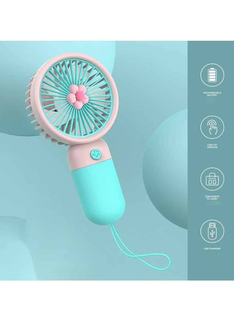 Generic Handheld USB Rechargeable Small Fan  - Image 1