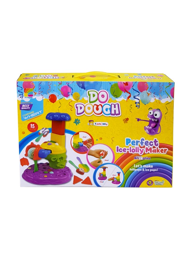 Toys Do Dough Perfect Ice-lolly Maker Set Of 5 Pots 283g,With Ice Pop Maker,For Ages 3+ Years Old 
