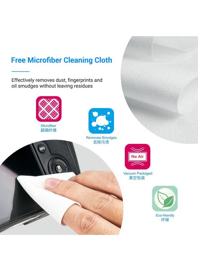 JJC 10 Pockets Hard Shell Lens Filter Bag Up to 95mm, Water Resistant & Dustproof, Camera Filter Pouch Carrying Case for Photography Round Filter with Microfiber Cleaning Cloth - Image 5