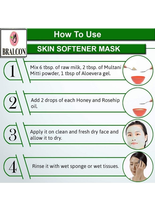 BRALCON مجموعة مسحوق برالكون العضوي من ملتانى ميتى، برتقال، مسحوق هالدي - 300 جرام (100 جرام × 3 عبوة) | مسحوق ملتانى ميتى، مسحوق قشر البرتقال، مسحوق كاستوري الكركم لماسكات الوجه، تبييض البشرة | للعناية بالشعر وإشراقة البشرة - Image 5