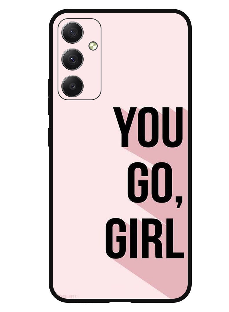 Theodor Protective Case Anti Scratch Shock Proof Bumper Cover For Samsung Galaxy A24 4G You go girl - Image 1