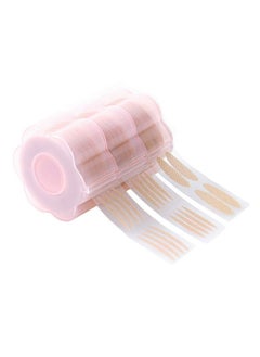 1800Pcs Beige Three Different Shapes Double Eyelid Tape Tool Invisible Beauty Double Eyelid Tape Stickers Makeup Breathable Big Eye Decoration For Monoeyelids
