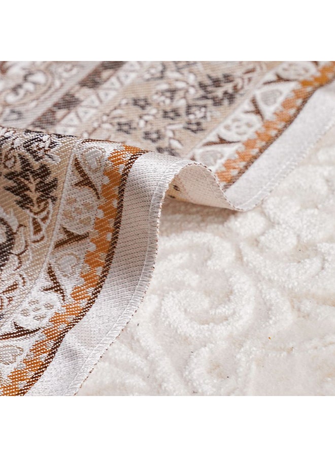 DANUBE HOME Danube Home Janamaz Jacquard Prayer Mat with Pouch - Gold - 70x110 cm | Polyester Prayer Mat For Prayer Room  - Image 2