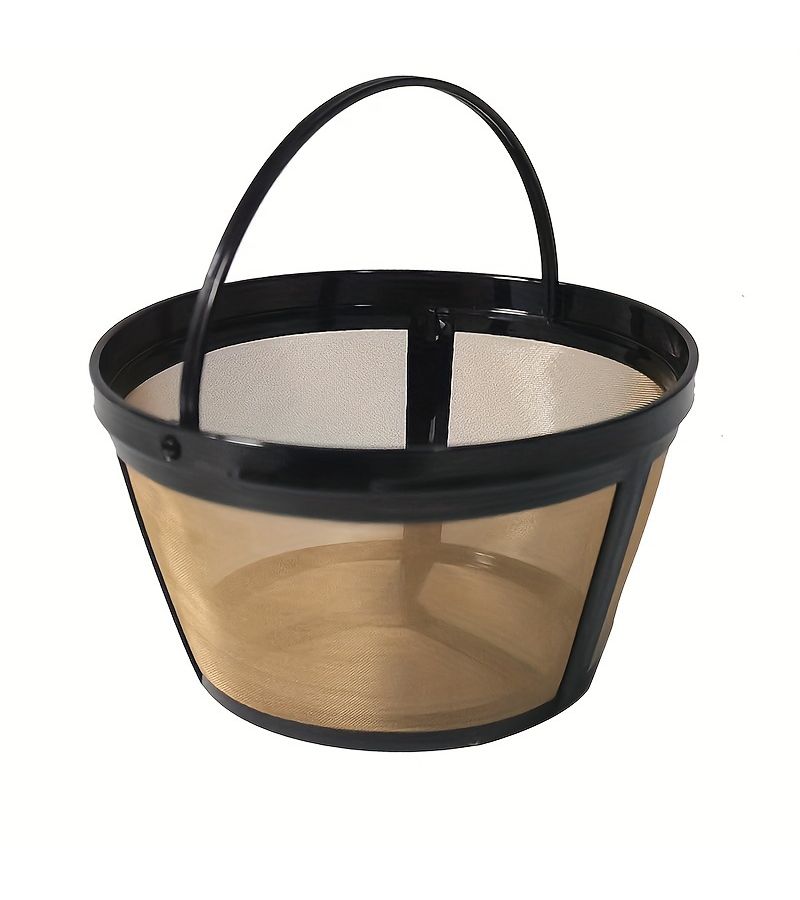 Rs Fw4225 4 Pack Gold Stainless Steel Reusable Coffee Filter Basket 8 Cup - Image 1