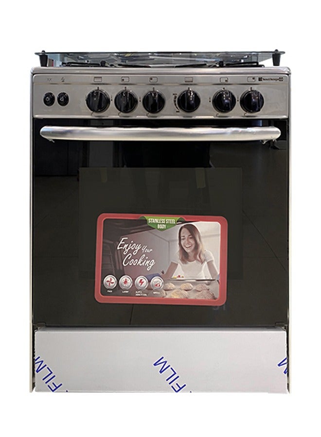 تكنو جاز تكنوجاز بوتاجاز 4 شعلة 60 سم استانلس كامل, ماجيك ثري - Image 1