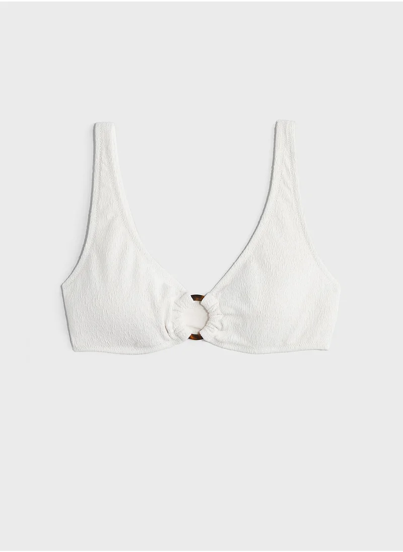 H&M Plunge Neck Bikini Top