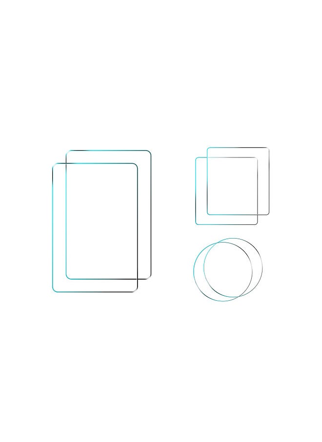 STARTRC 6pcs Screen Protector for Camera Tempered Glass Screen Cover 2 * Lens Protectors + 2 * Front Screen Protectors + 2 * Back Screen Protectors Anti-Scrach Anti-Dust Compatible with DJI Osmo Action 4  - Image 1