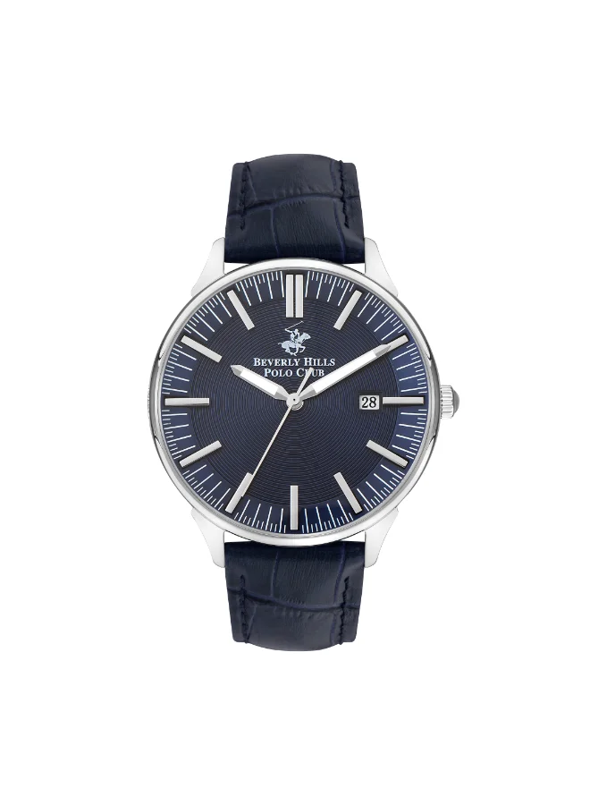 بيفرلي هيلز بولو كلوب BEVERLY HILLS POLO CLUB Men's Analog Dark Blue Dial Watch - BP3342X.399
