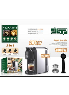 DSP KA3118 Capsule coffee maker  - Image 1