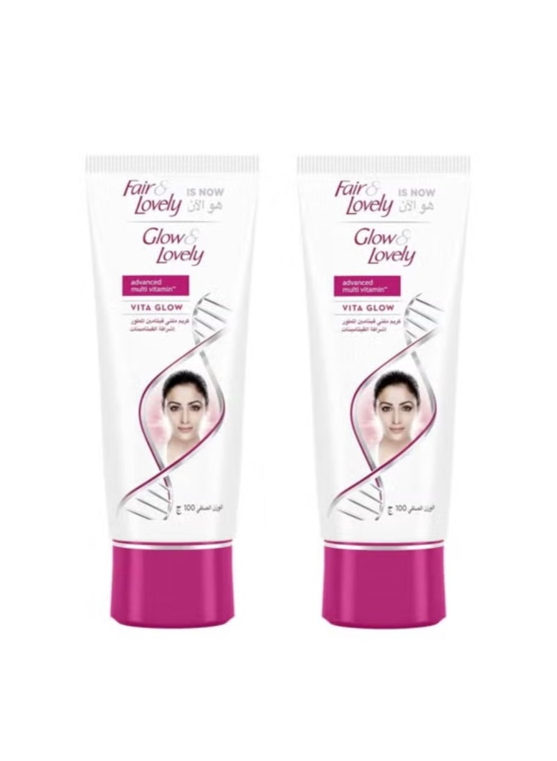 2Pcs Advanced Multivitamin Cream Vita Glow 2X100g