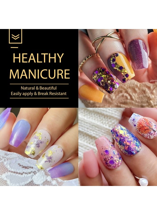 UNA GELLA UNA GELLA Short Coffin Nail Tips, 600Pcs Short Gel Nail Tips Coffin Shape 12 Sizes Soft Gel Nail Tips Pre-file Fake Nails Full Cover Nail Tips for Acrylic Nail Extension Home DIY Salon with Box  - Image 2