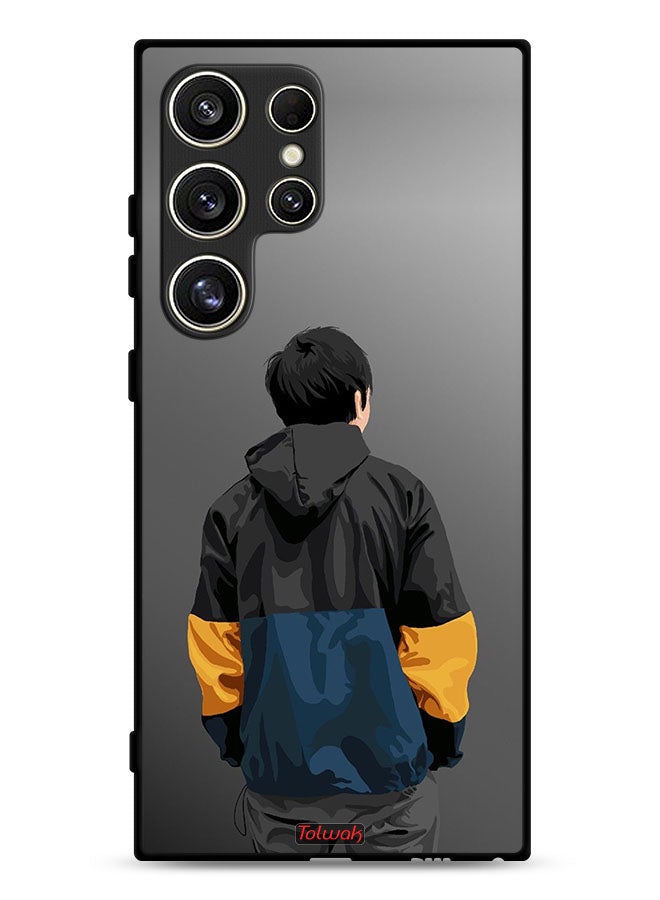 Tolwak Samsung Galaxy S24 Ultra 5G Protective Case Cover Boy Portrait Art - Image 1