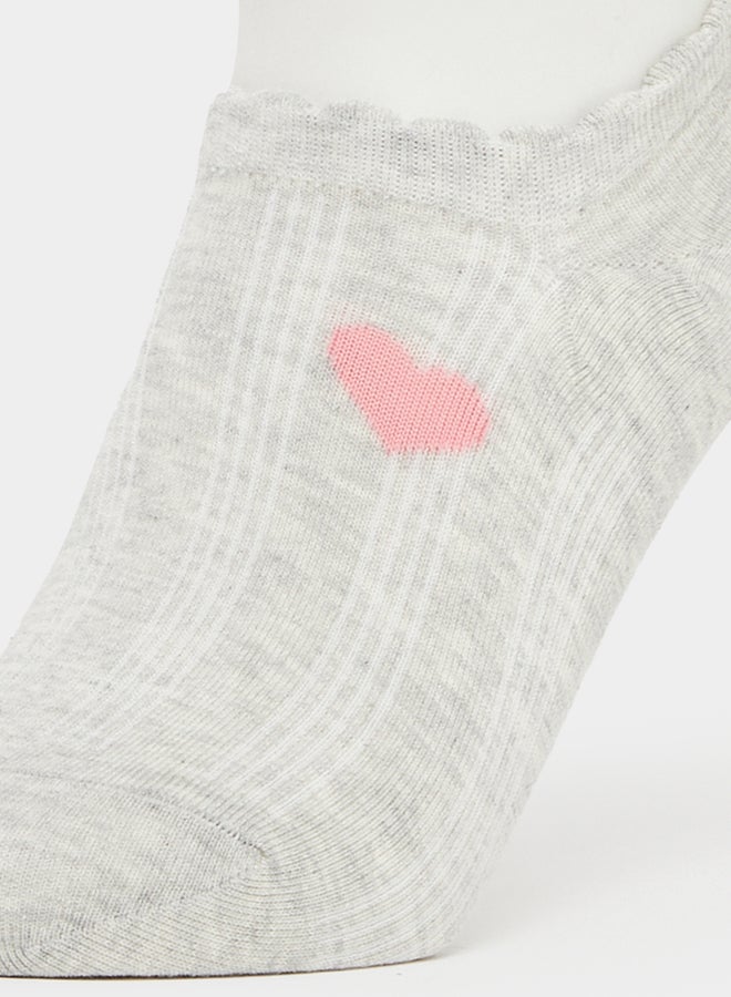 Styli Pack of 3 - Heart Detail Socks - Image 5
