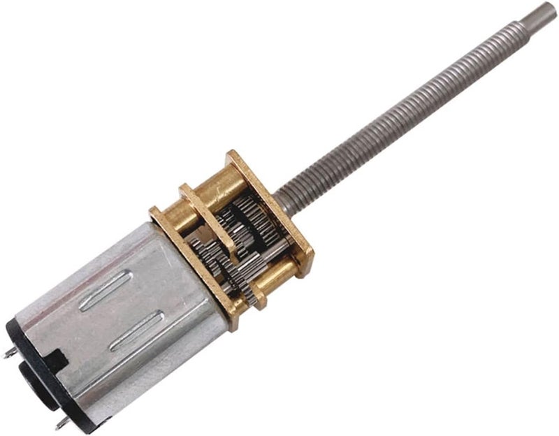 Micro Reduction Gear Motor DC 6V 80 Size Metal Gear Wheel Lengthening Thread Shaft Screw Motor 5 PCS - Image 1