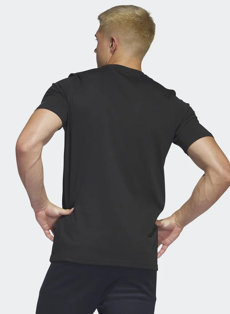 Adidas Aeroready Logo Graphic T-Shirt