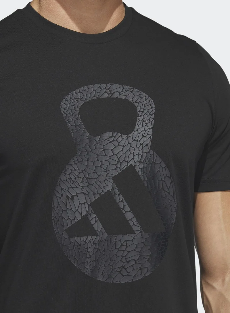Adidas Aeroready Logo Graphic T-Shirt