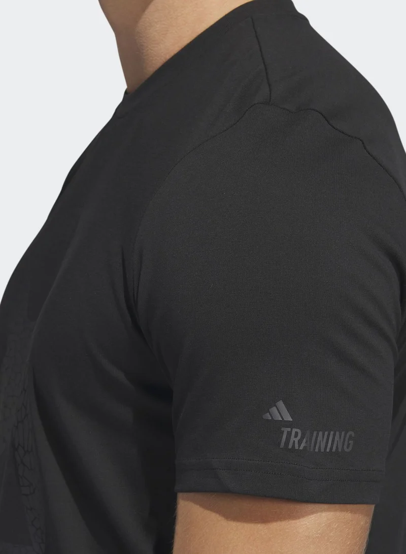 Adidas Aeroready Logo Graphic T-Shirt