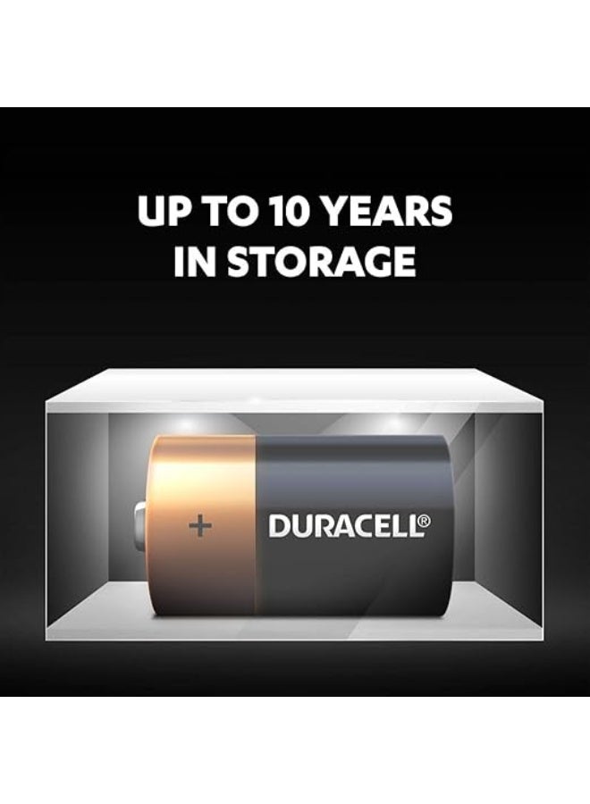 Duracell D Size Alkaline Batteries 1.5V | Long Lasting Power | Heavy Duty LR20 Battery for Flashlight, Toys & Devices - Image 4