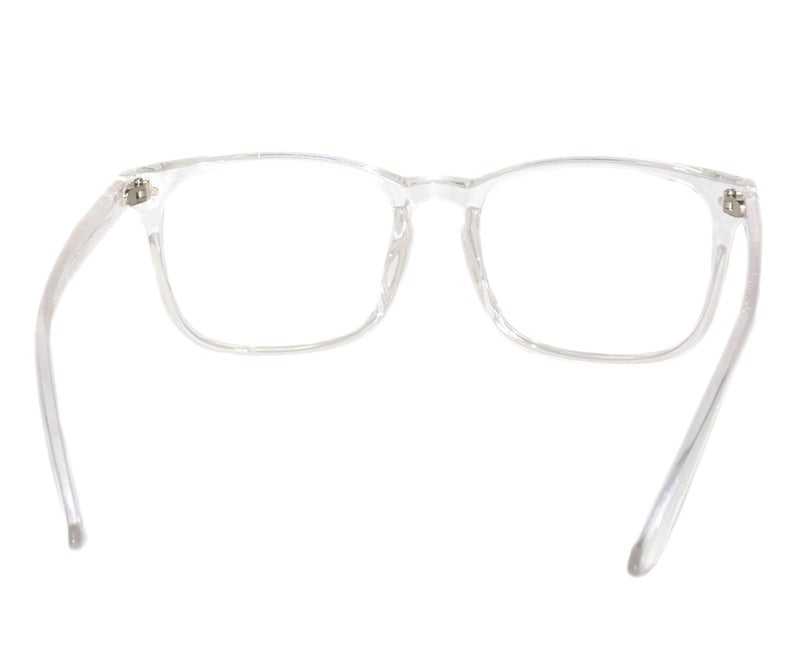 Peter Jones Square Anti-Glare Reading Glasses for Men & Women | Blue Light Blocking UV400 Lenses for Computer & Device Use | Anti-Fatigue, Customizable Prescription (Size Medium/Large, Model AG001) - Image 5