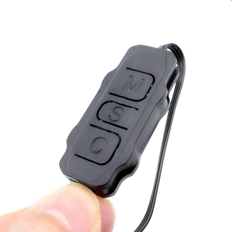 ZXUEZHENG ARGB PC Fans Controller Kit, 5V 3Pin Mini ARGB Splitter, SATA Power RGB PC Fan Controller, Computer RGB Fans Hub Controller,with Multiple Lighting Modes,Black - Image 5