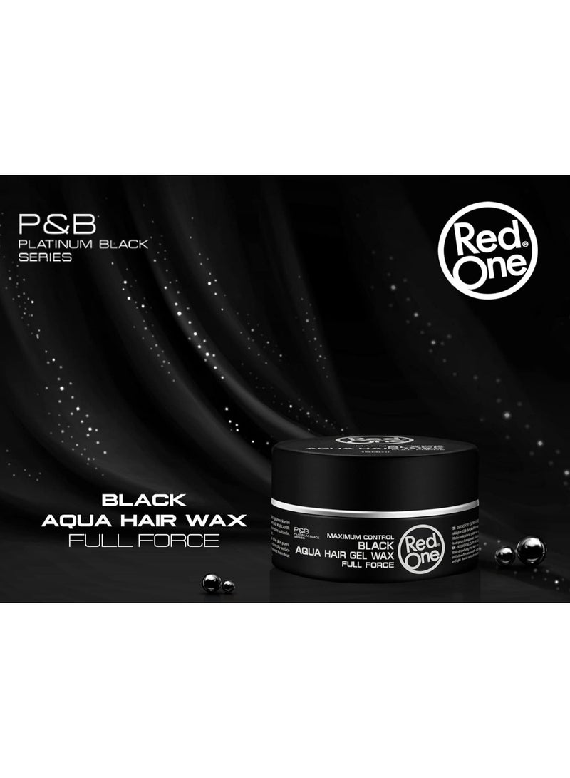 Redone Zwarte Aqua Haarwax Full Force – 150 ml - Image 2