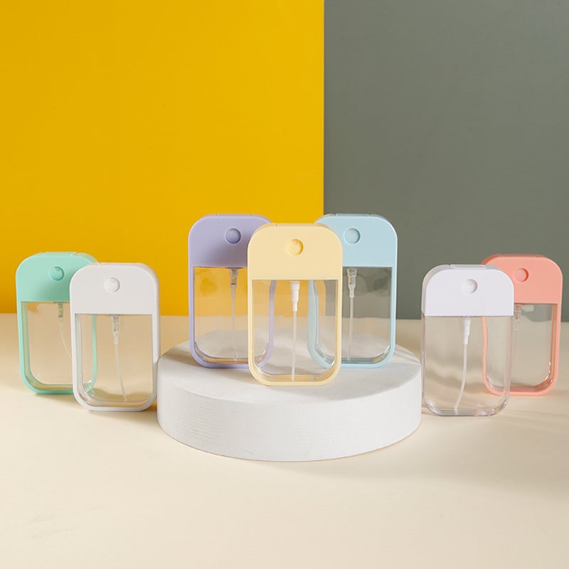 Spot Transparent 45Ml Card Spray Bottle Alcohol Hand Sanitizer Small Watering Can Portable Perfume Bottle Spray Bottle - Image 3