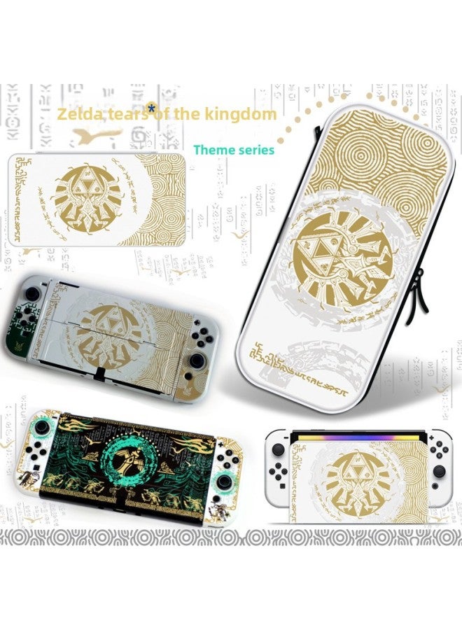 general Switch Oled Painted Case Protective Case NS Card Box Base LITE Accessories Kingdom Tears Protective Case-Product Color:OLED Color Shell 【OZ085】 - Image 2