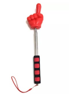 Telescopic Finger Pointer for Teachers, Extendable Presentation, Stainless Steel Handheld Pointer, 93cm Classroom boards Pointer, 1 Red Pcs