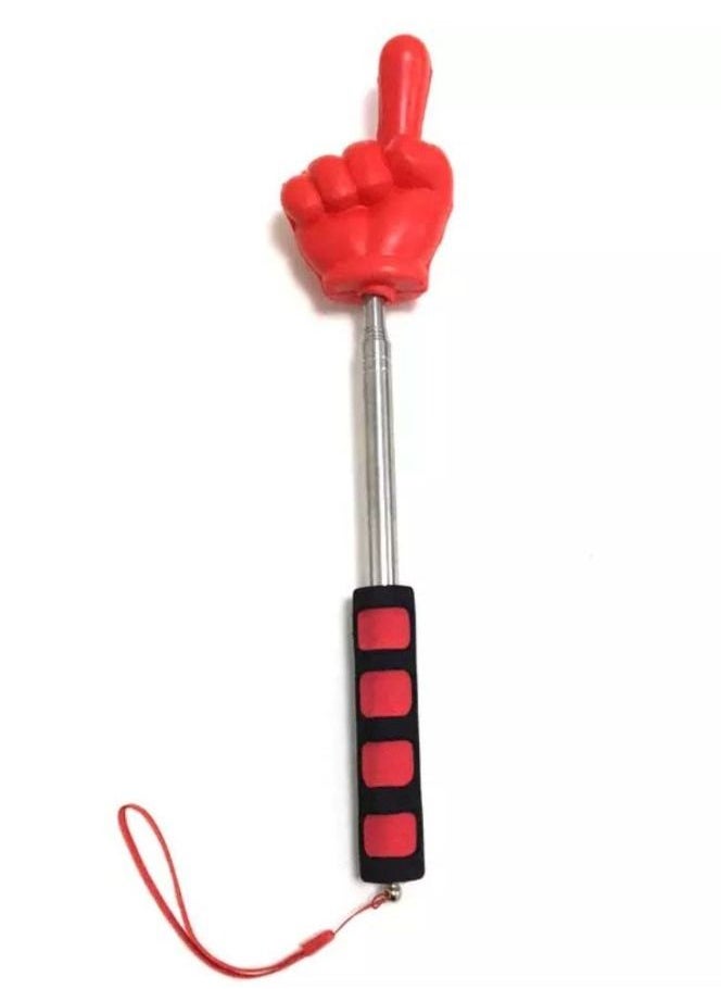 FUN LEARNING STORE - Telescopic Finger Pointer for Teachers, Extendable Presentation, Stainless Steel Handheld Pointer, 93cm Classroom boards Pointer, 1 Red Pcs - Image 1