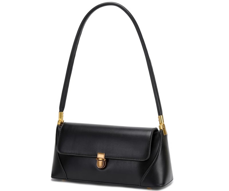 WSRYDJDL Shoulder Bags for Women Vintage Handbag Retro Classic Small Purse Cute Hobo Tote Handbag Mini Clutch Purse (Black) - Image 3