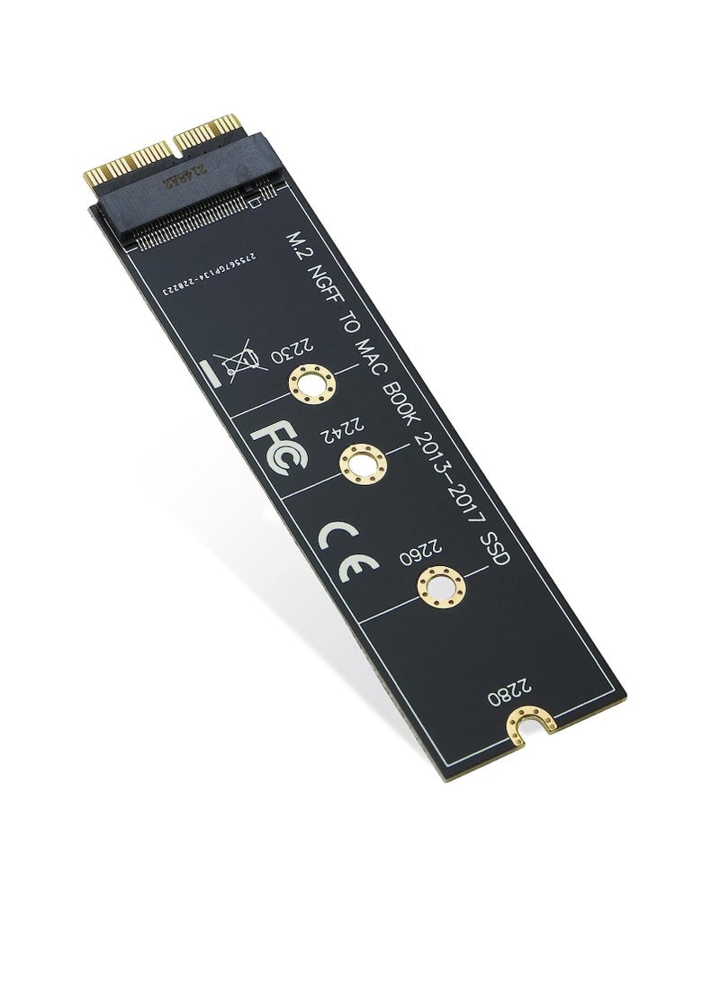 Atzin M.2 NVMe SSD to 12+16 Pin Upgrade Adapter for MacBook Air (2013-2017 Year) A1465 A1466 and Mac Pro (Late 2013-2015 Year) (EPL-404HS-2pcs) - Image 1