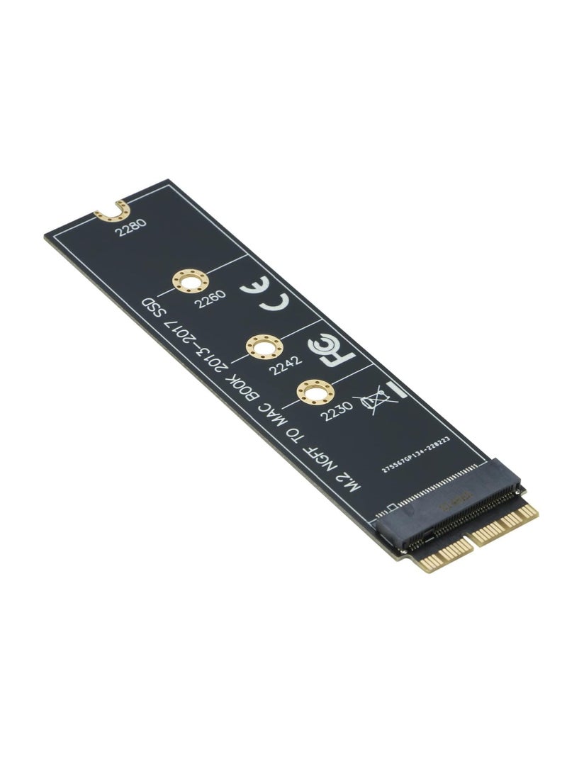 Atzin M.2 NVMe SSD to 12+16 Pin Upgrade Adapter for MacBook Air (2013-2017 Year) A1465 A1466 and Mac Pro (Late 2013-2015 Year) (EPL-404HS-2pcs) - Image 4