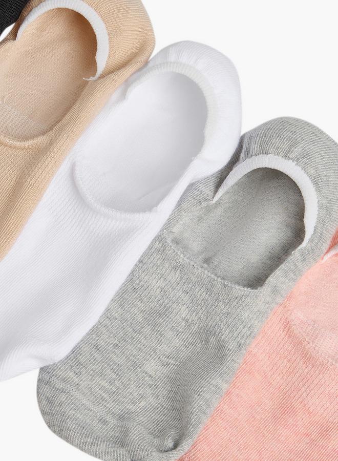 Flora Bella By Shoexpress Pack Of 5 No Show Socks - Image 4
