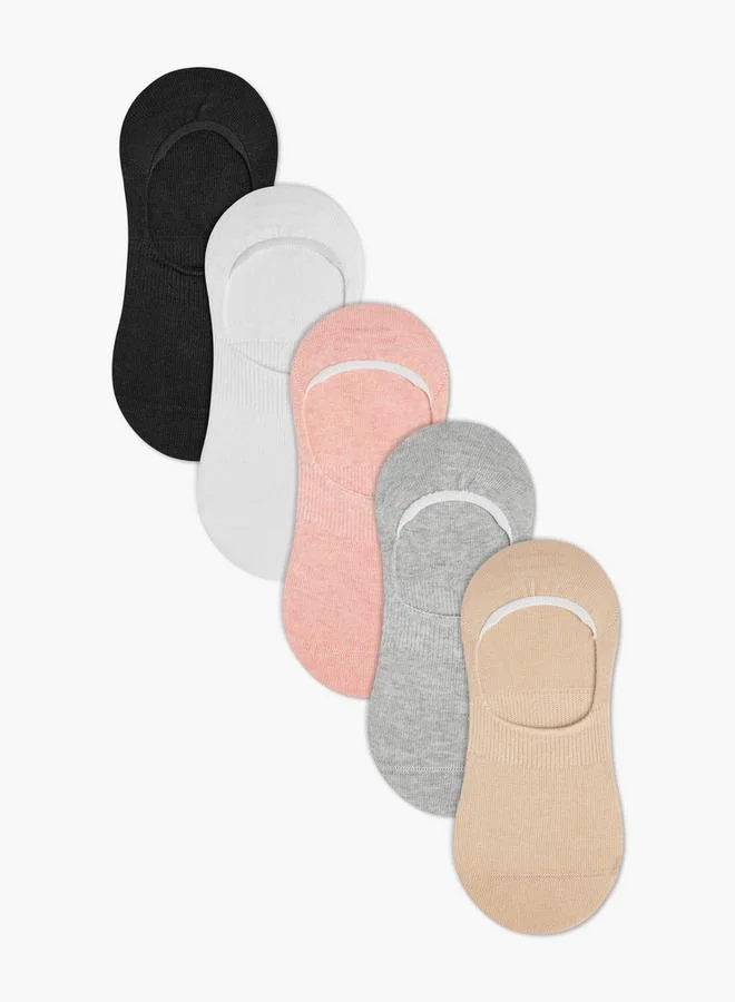 فلورا بيلا من شو إكسبرس Pack Of 5 No Show Socks