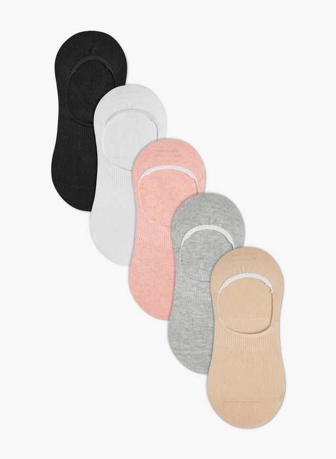 Flora Bella By Shoexpress Pack Of 5 No Show Socks - Image 1