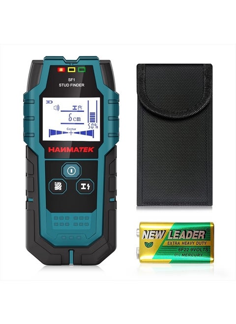 Stud Finder Wall Scanner Detector with Pro Smart Sensor, Audio Alarm and HD LCD Display, 5 in 1 Upgrade Wood Exact Mode Stud Finder Tool for The Center Edge of Metal, Studs, AC Wire,Pipe