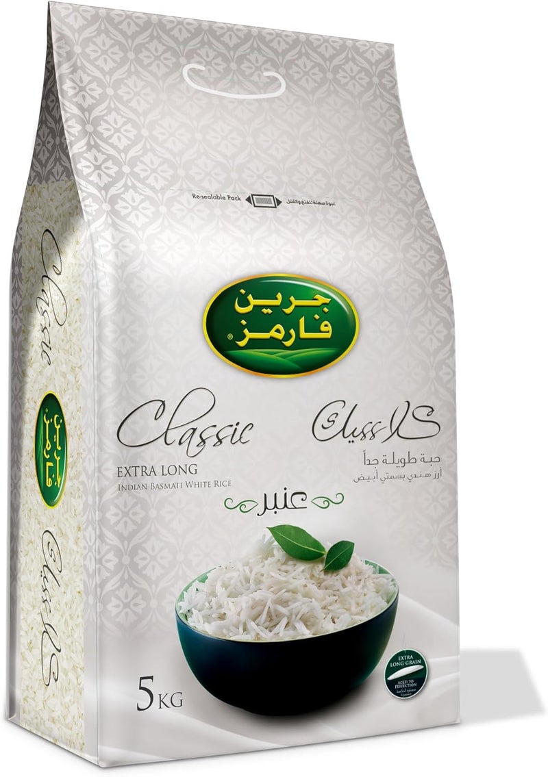 Green Farms Classic Indian Basmati Rice - 5Kg