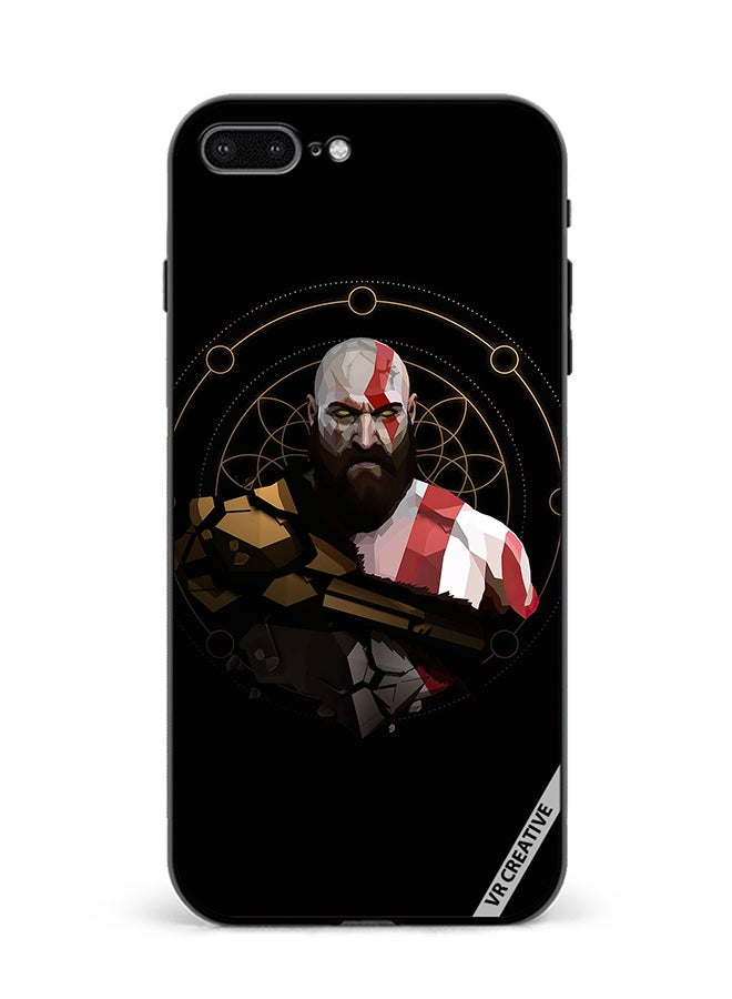 VR CREATIVE Protective Case Cover For Apple iPhone 7 Plus/8 Plus God Of War, Kratos Design Multicolour - Image 1
