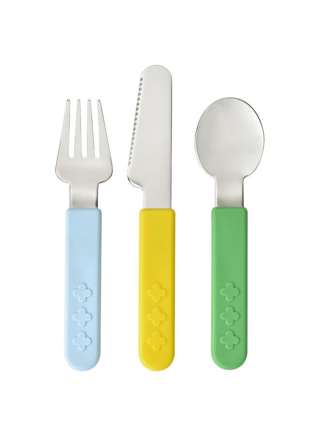 erorex 3-Piece Cutlery Set, Mixed Colours - Image 1