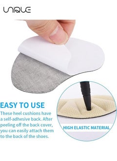 Unique Heel Grips Liner Cushions Insole,12 Pieces Shoes Insert Pads for Loose Too Big Shoes Prevent Rubbing Blisters Slip Filler Improve Shoe Fit and Comfort for Men Women  - Image 5