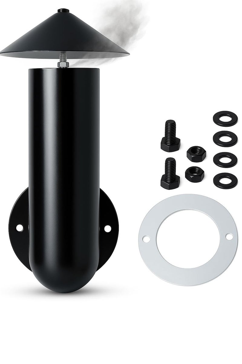 Pellet Grill Smoke Stack Chimney Replacement for Pit Boss Traeger Camp Chef Replacement Stack Smoker Kits with Umbrella Gasket Screw Locking Washer Washer