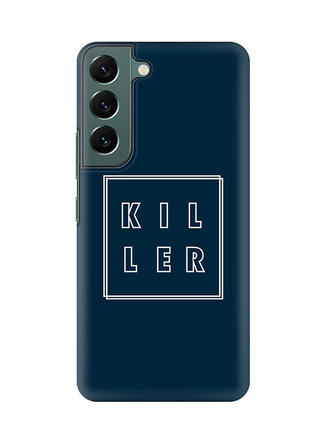 Stylizedd Case for Samsung Galaxy S22 5G Slim Snap Classic Series Shield Matte Finish Print - Killer Outline - Image 1