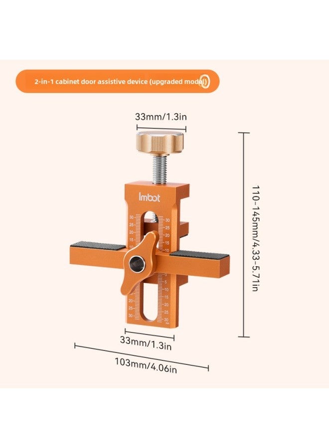 Imbot Cabinet Door Installation Assistant Aluminum Alloy Widened Thickened Multifunctional Installation Fixture Hanging Cabinet Installation Artifact-Specification Model:Second Generation Cabinet Door Assistive - Image 1