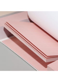 Excefore Pink Sticky Notes Set, Portable Macaron Sticky Notes, 240 Sheets Lined Pastel Sticky Note Pads , Self-Stick Index Tabs Flag Organizer for Planner, Journal, Calendar, School, Office Supplies (Pink)  - Image 2