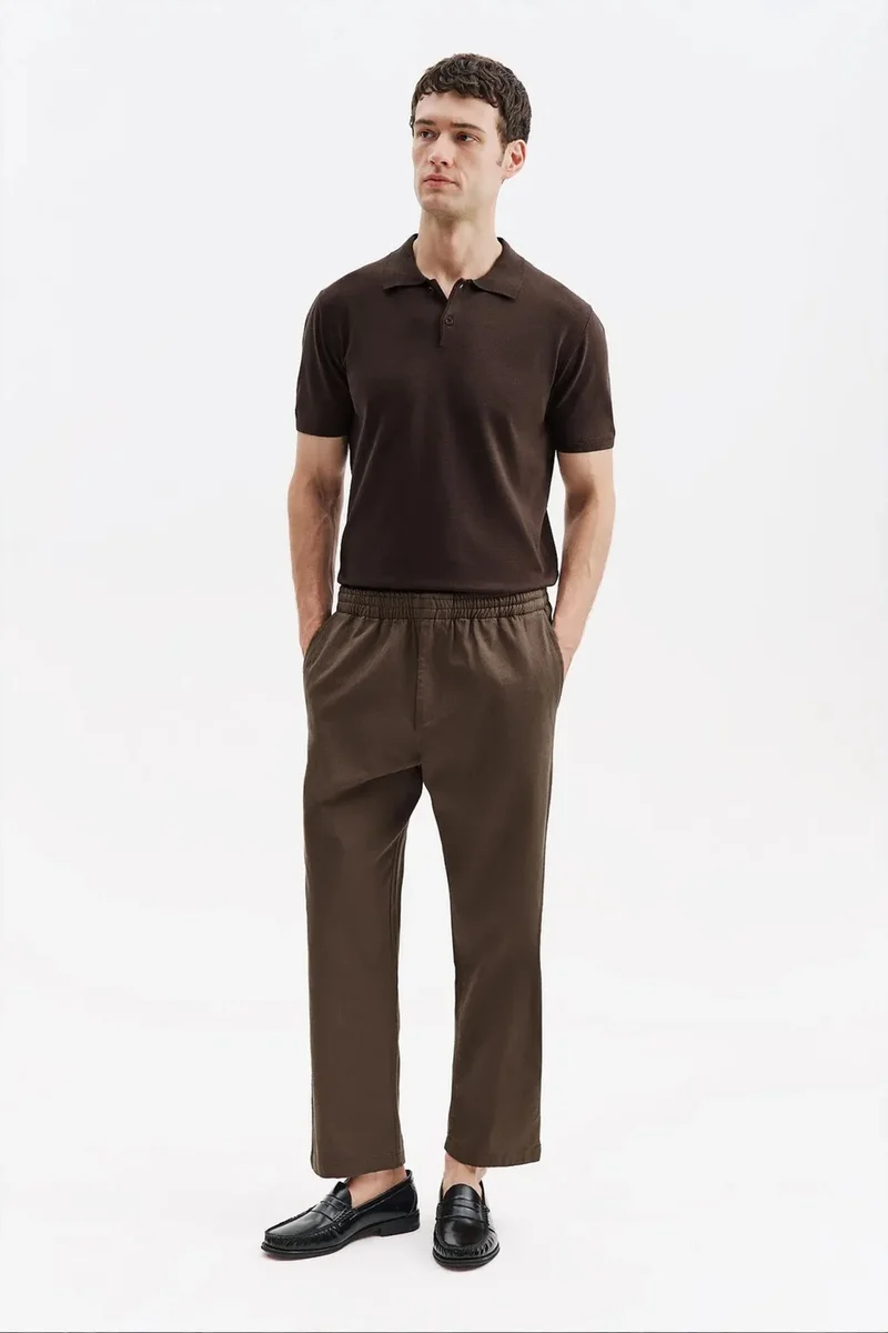 Giesto Coffee Brown GIESTO Men's Suit Pants for Men | Best Price UAE
