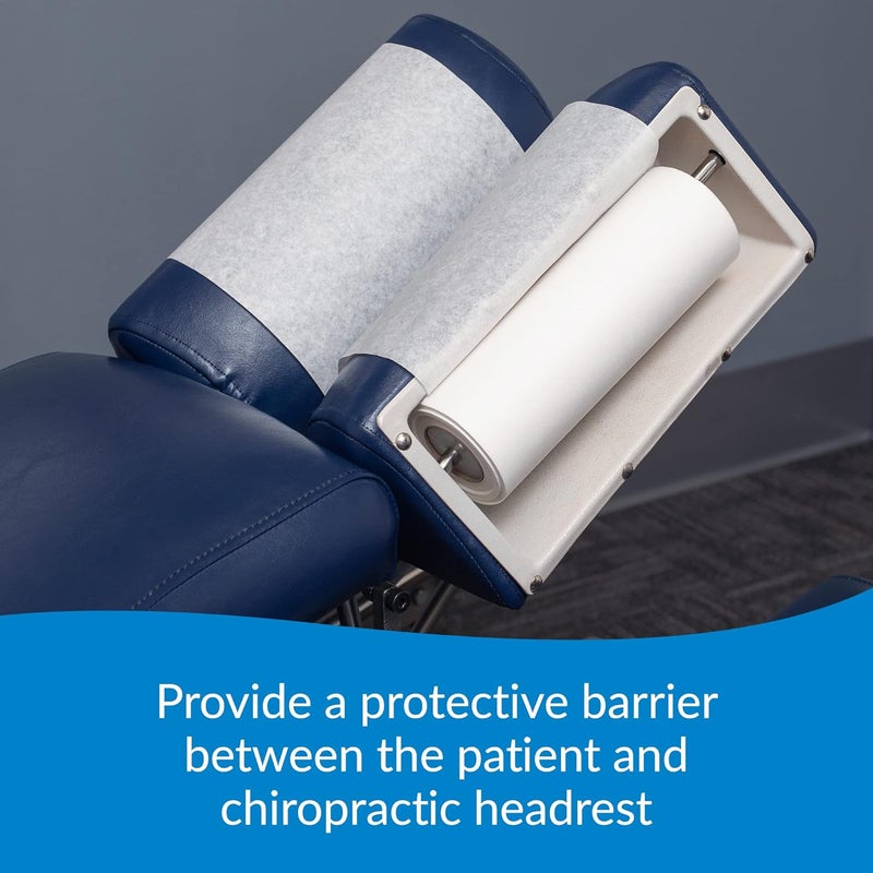 Tidi 508 Avalon Single-Use Chiropractic Headrest Paper Roll, White, 8.5” x 225’ (Pack of 25) ― Premium Smooth Paper ― Hygienic Barrier ― for Chiropractic Offices & More ― Medical Supplies - Image 5