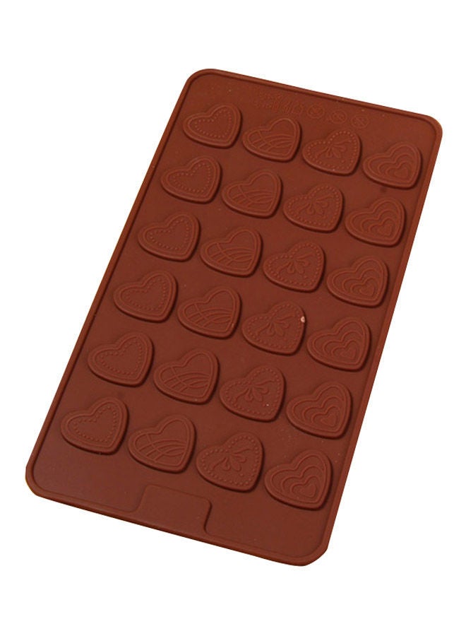 NIBEMINENT 3D Silicone Chocolate Mould Brown