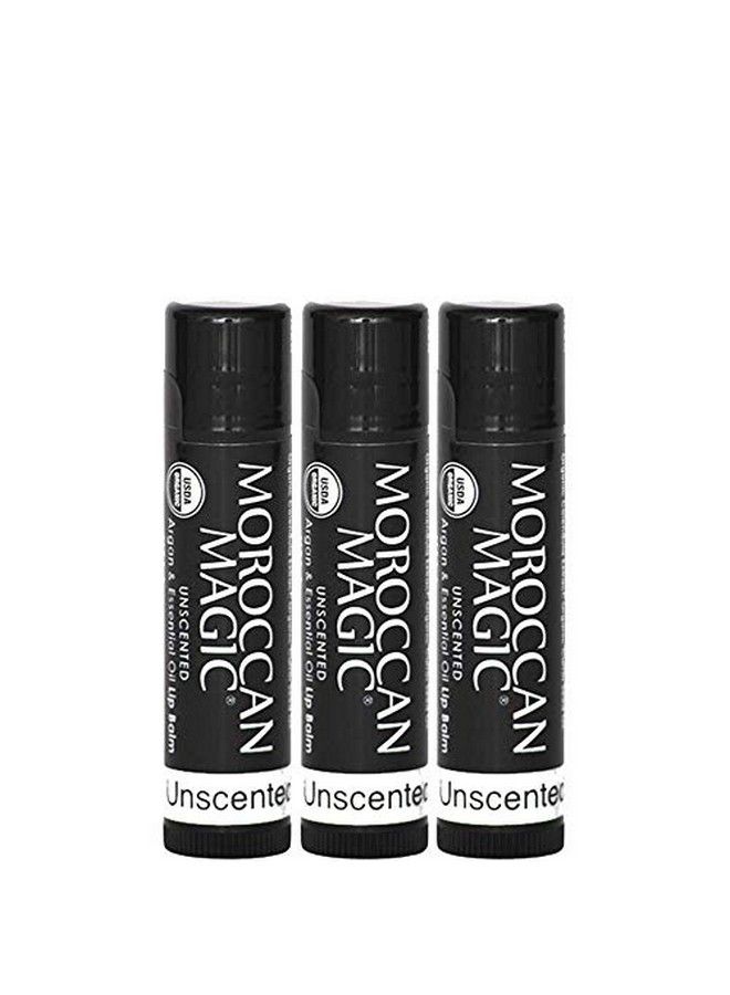 Moroccan Magic Organic Unscented Lip Balm 3 Pack | Made With Natural Cold Pressed Argan And Essential Oils Lip Balm | Smooth Application | Nontoxic Cruelty Free - Image 2